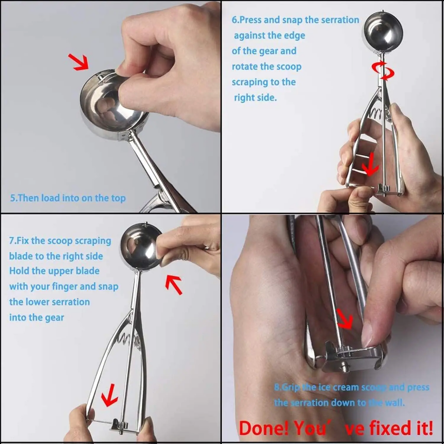 Cookie Scoop with Trigger for Kitchen