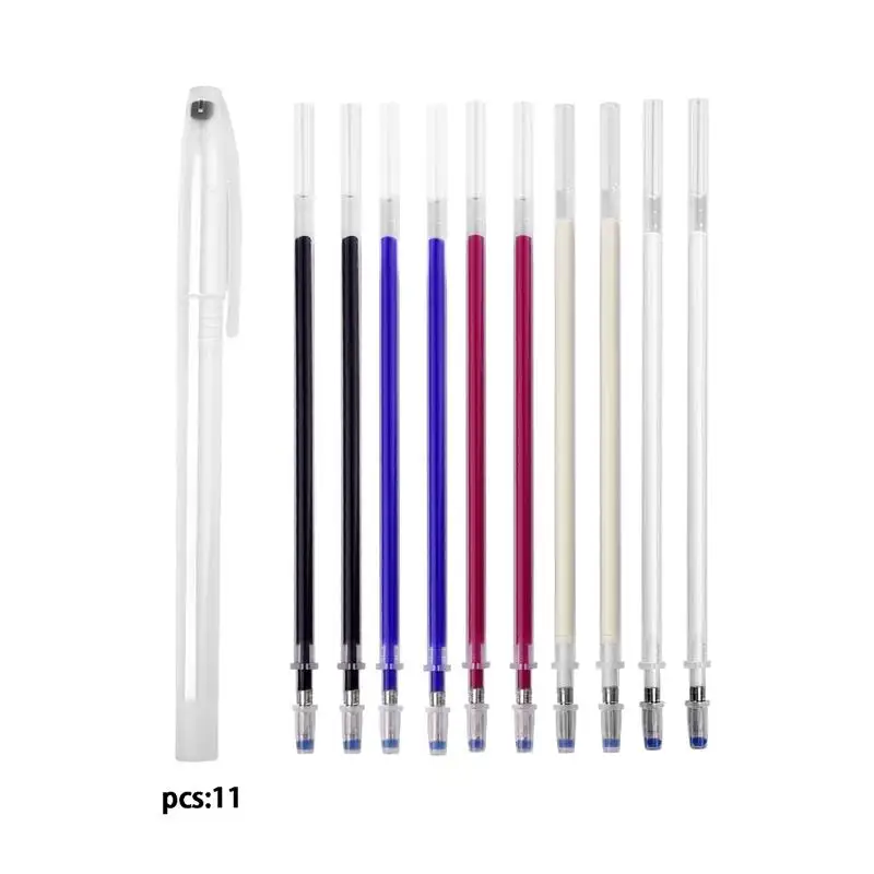 10Pcs/Set Heat Erasable Magic Marker Pen Temperature