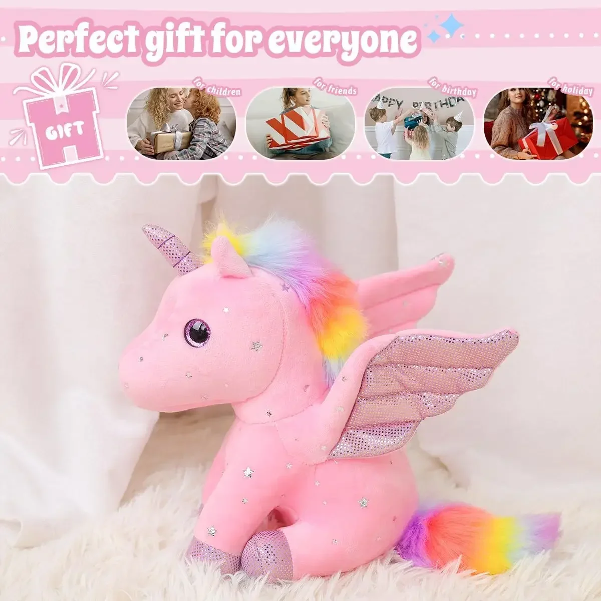 30cm Plush Unicorn Stuffed Animal Cute Plush Toy