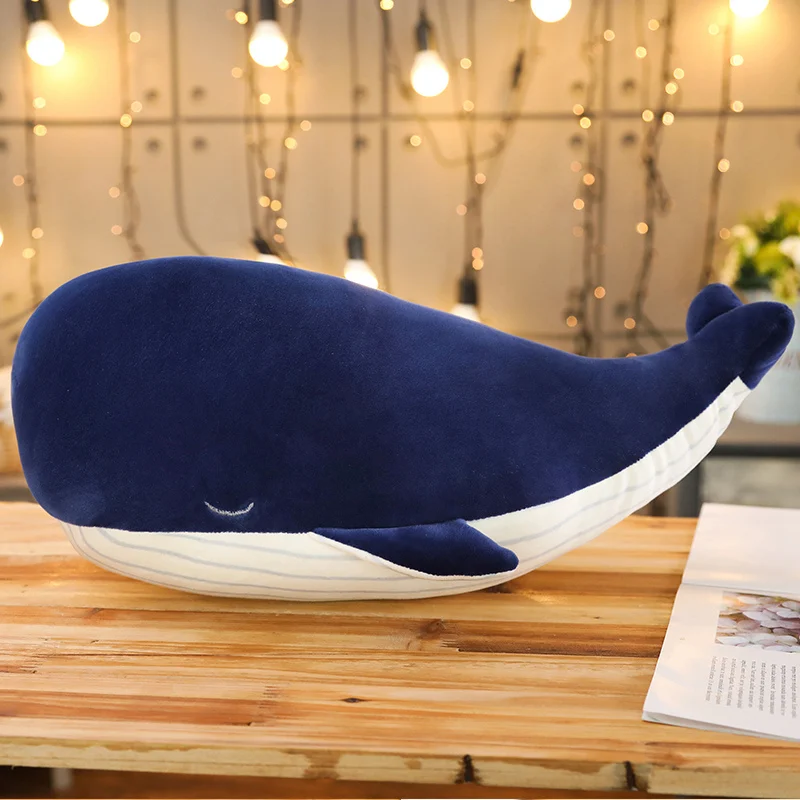 25CM Cartoon Super Soft Plush Toy Sea Animal Blue Whale Soft Toy