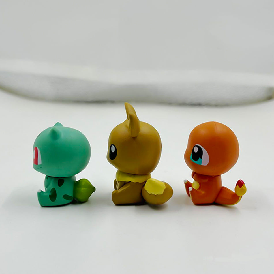 6pcs Pokémon Pikachu Anime Toys  Action Figure Toy