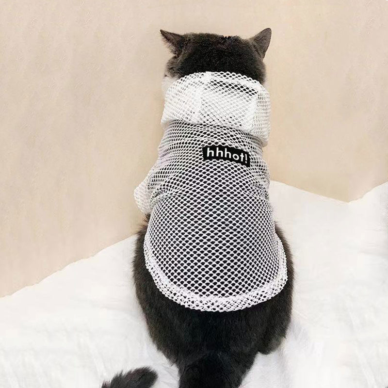Summer Hot All Season Mesh Dog Hoodie