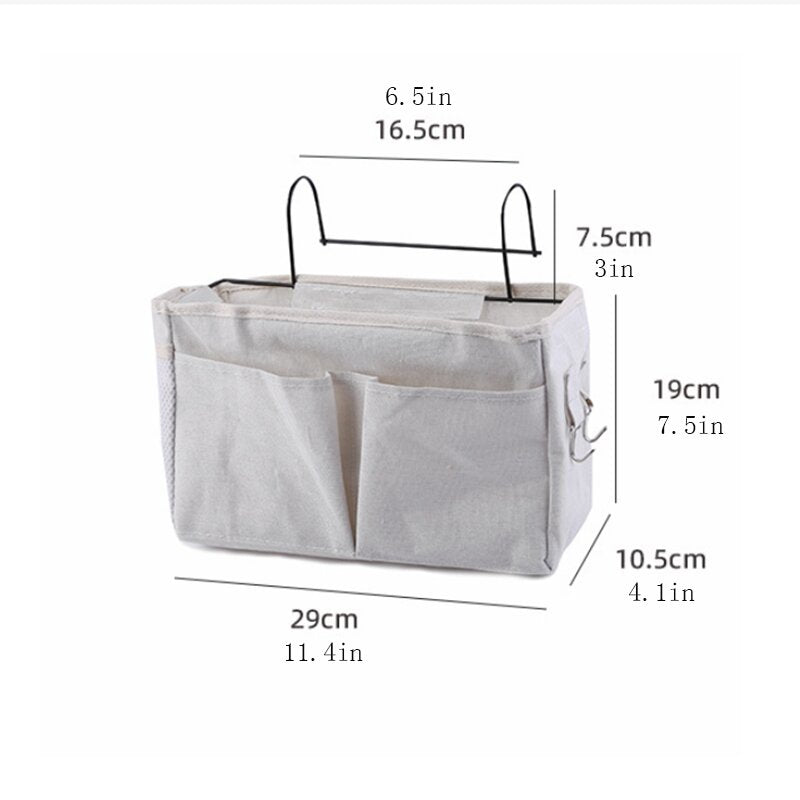 Multifunctional Bedside Sofa Hanging Storage Bag