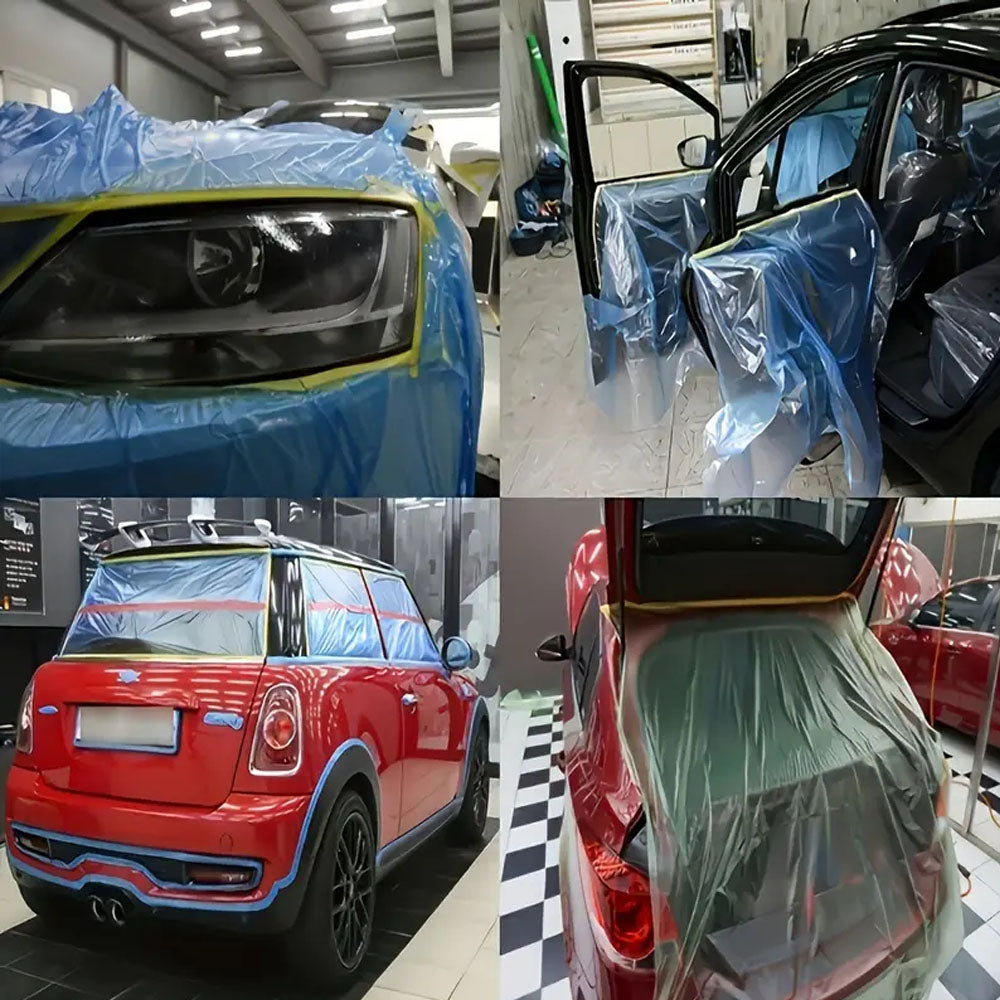 Pre-Taped Masking Film Plastic Sheeting