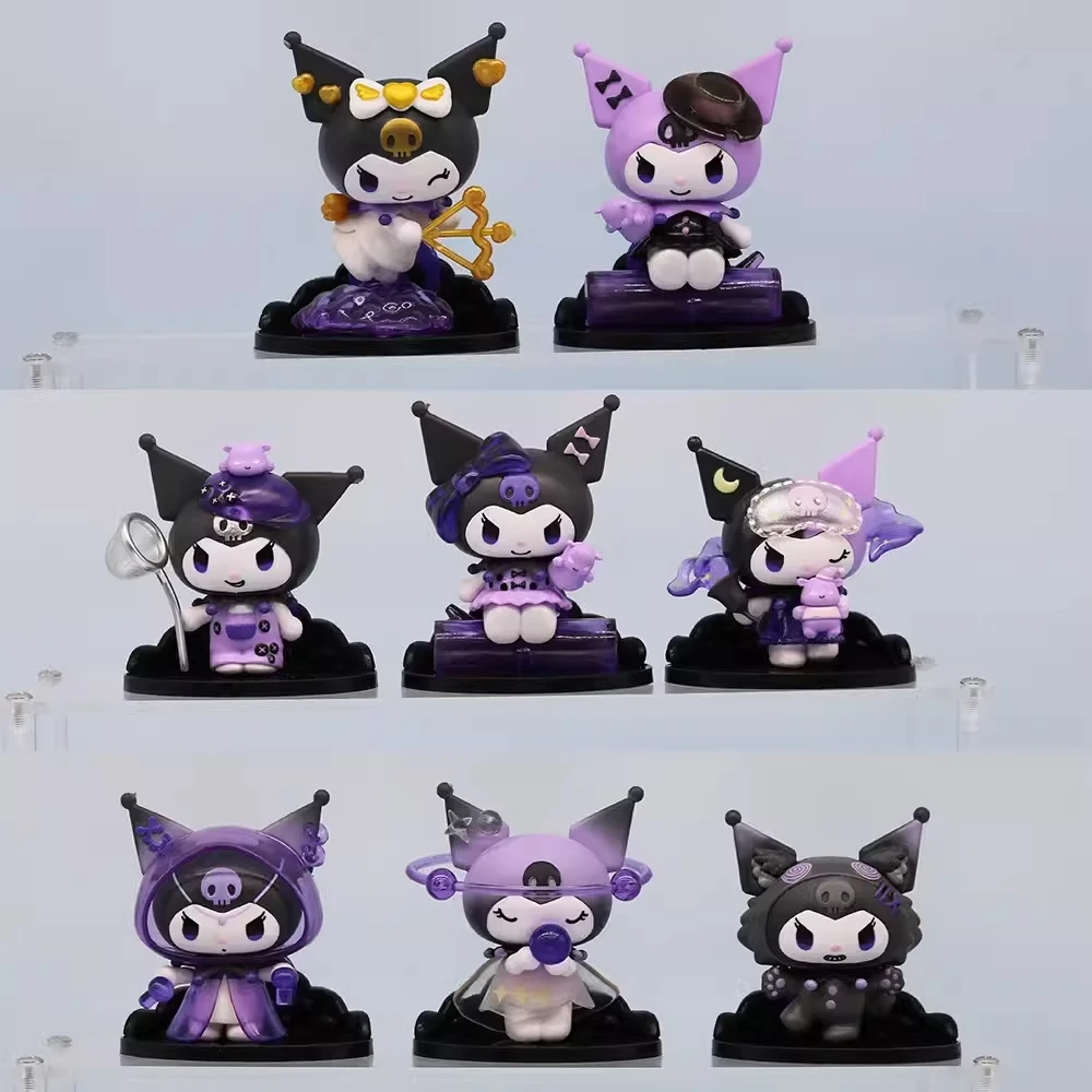 8pcs Sanrio Kuromi Blind Box Werewolf Series High-Looking Action Figure