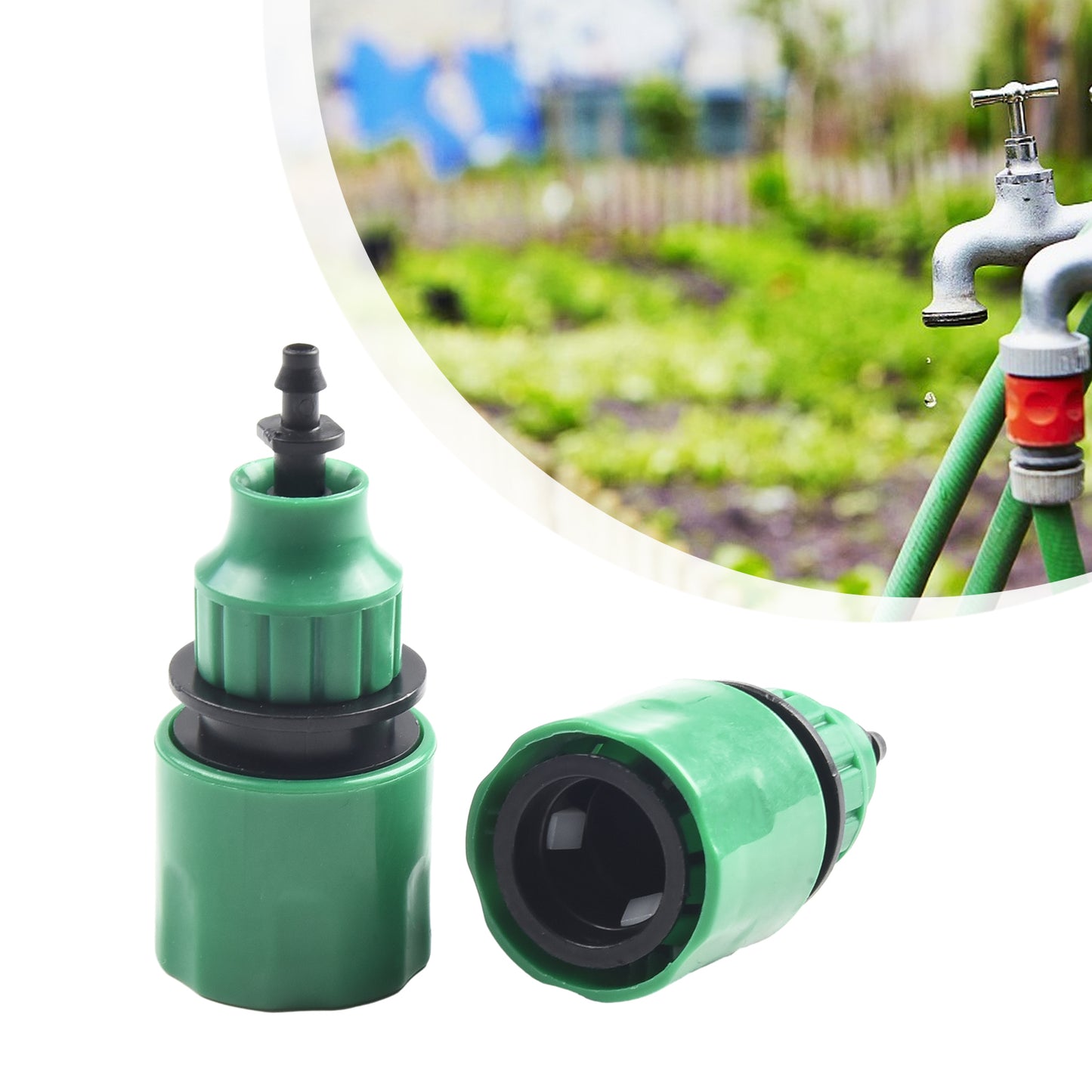 Plastic Garden Water Hose Quick Connector Irrigation Adapter