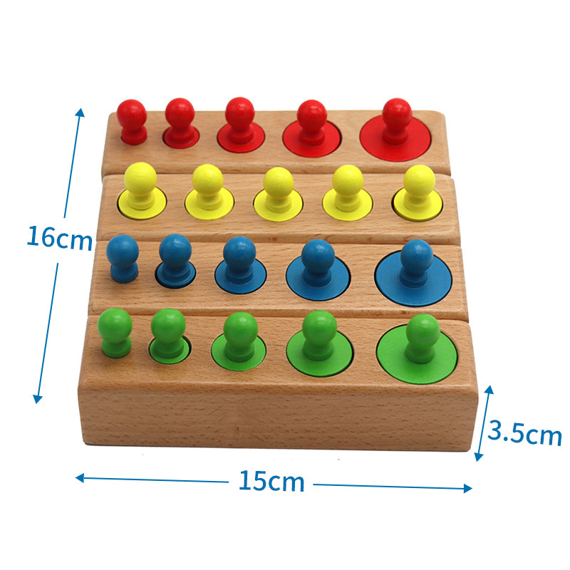 Montessori Cylinder Socket Puzzles Toy Baby Development