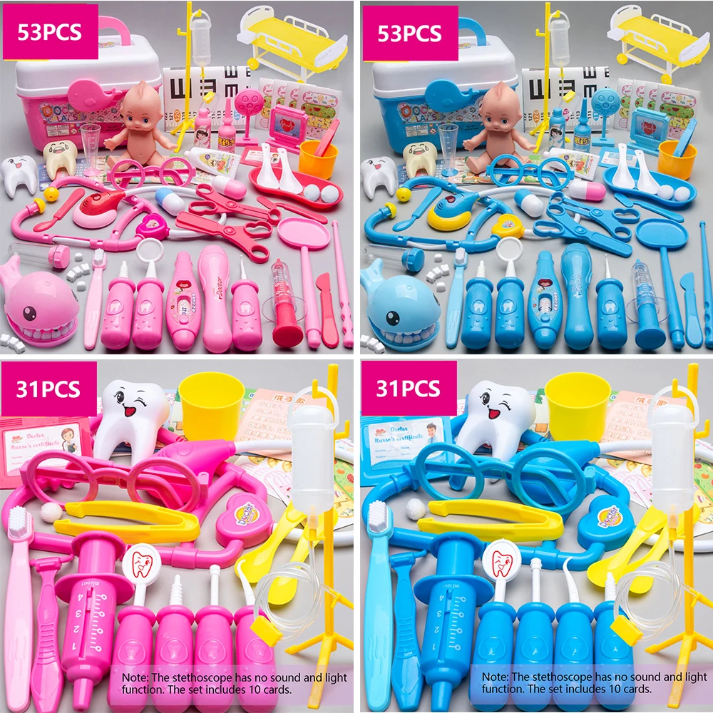 Doctor Toys for Kids 53PCS Doctor Pretend Play Se