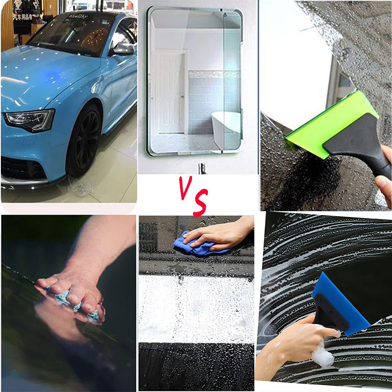 1Pc Clean Scraper Shovel Rubber Window Tint Squeegee Water