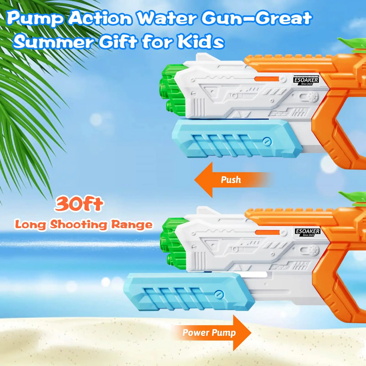 600cc High Capacity Water Gun for Kids