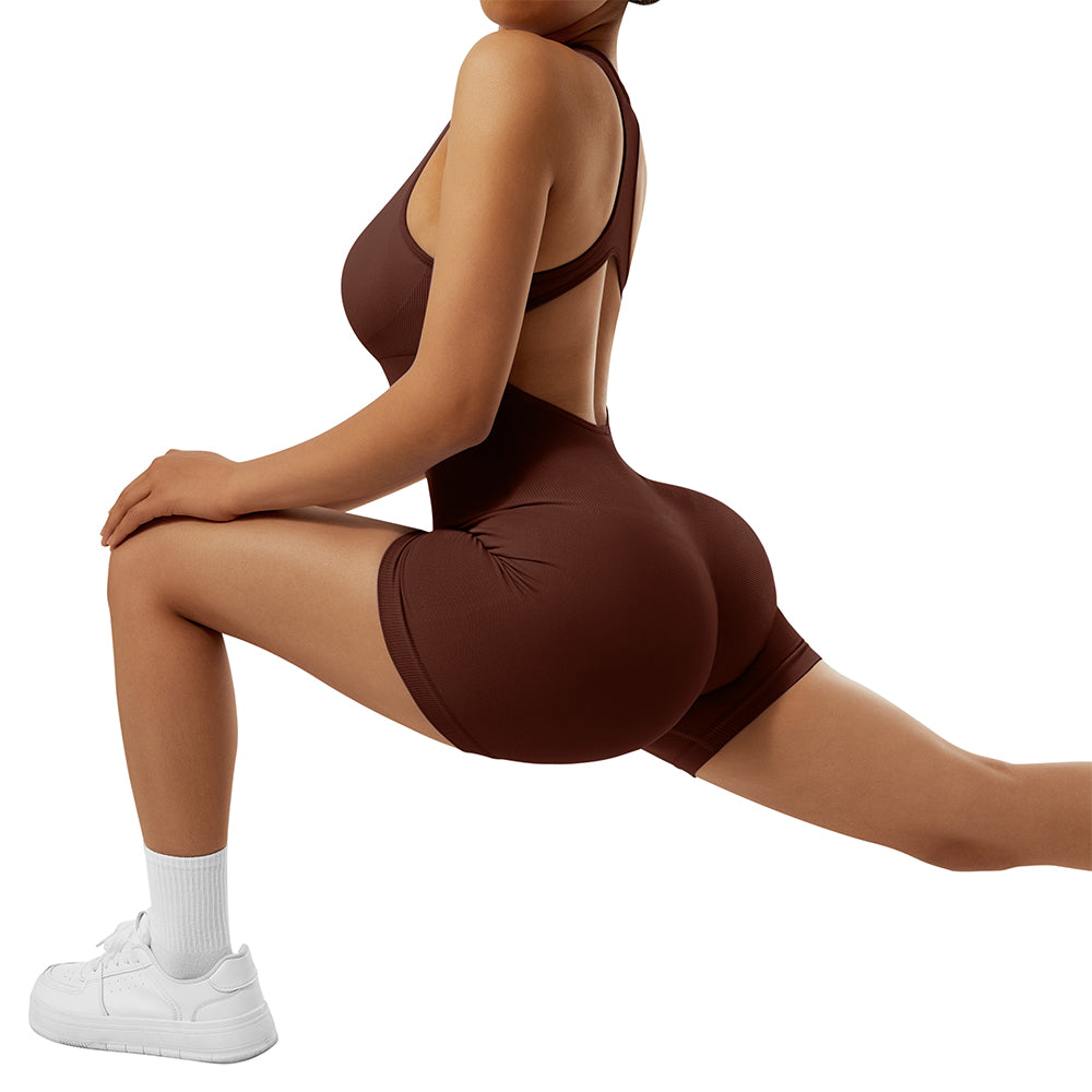 2024 Jumpsuits Women Yoga Shorts Female Sleeveless Sport