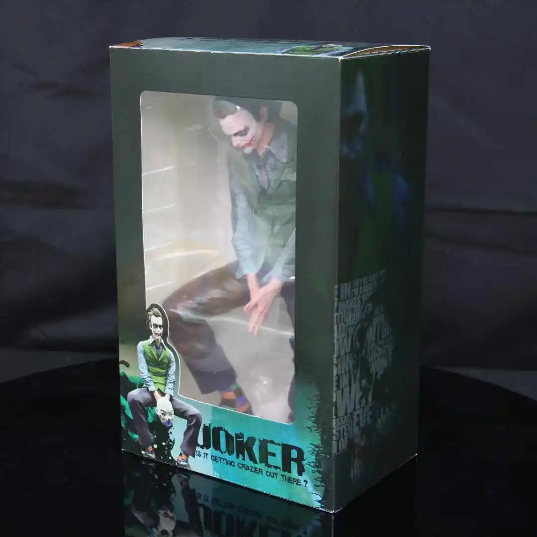 24cm Joker Heath Ledger Action Figure Sitting Green Suit