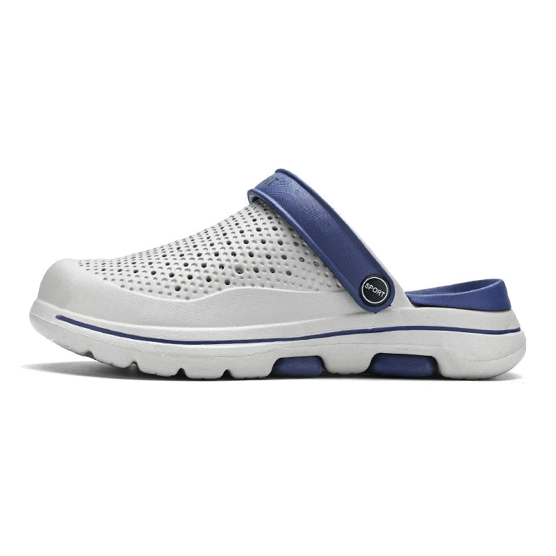 Summer Men Slippers Men's Casual Shoes Hole Shoes Clogs