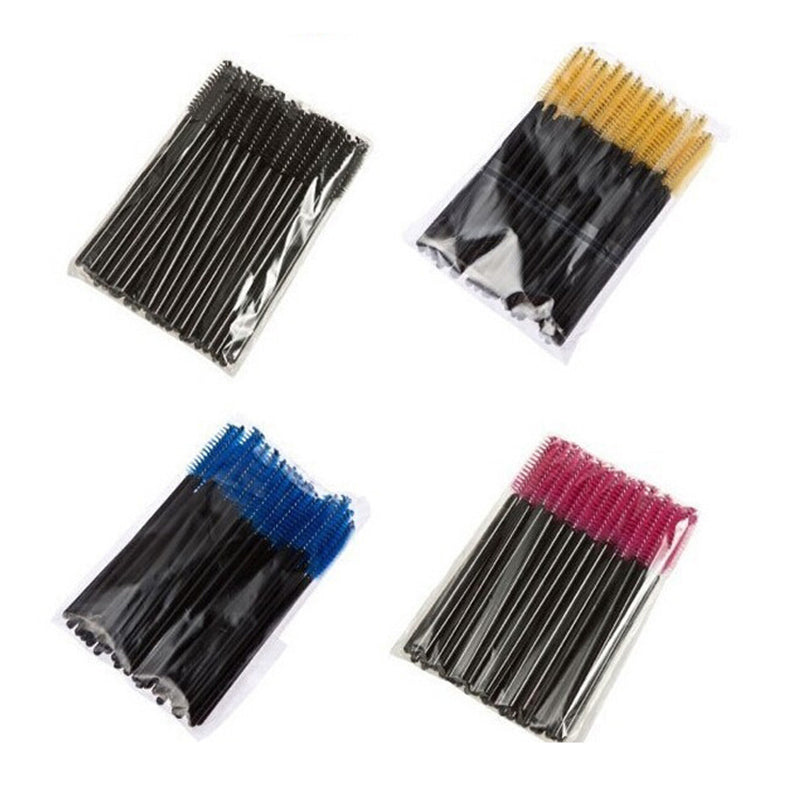5/50Pcs Disposable Eyelashes Makeup Brushes Professional Mascara