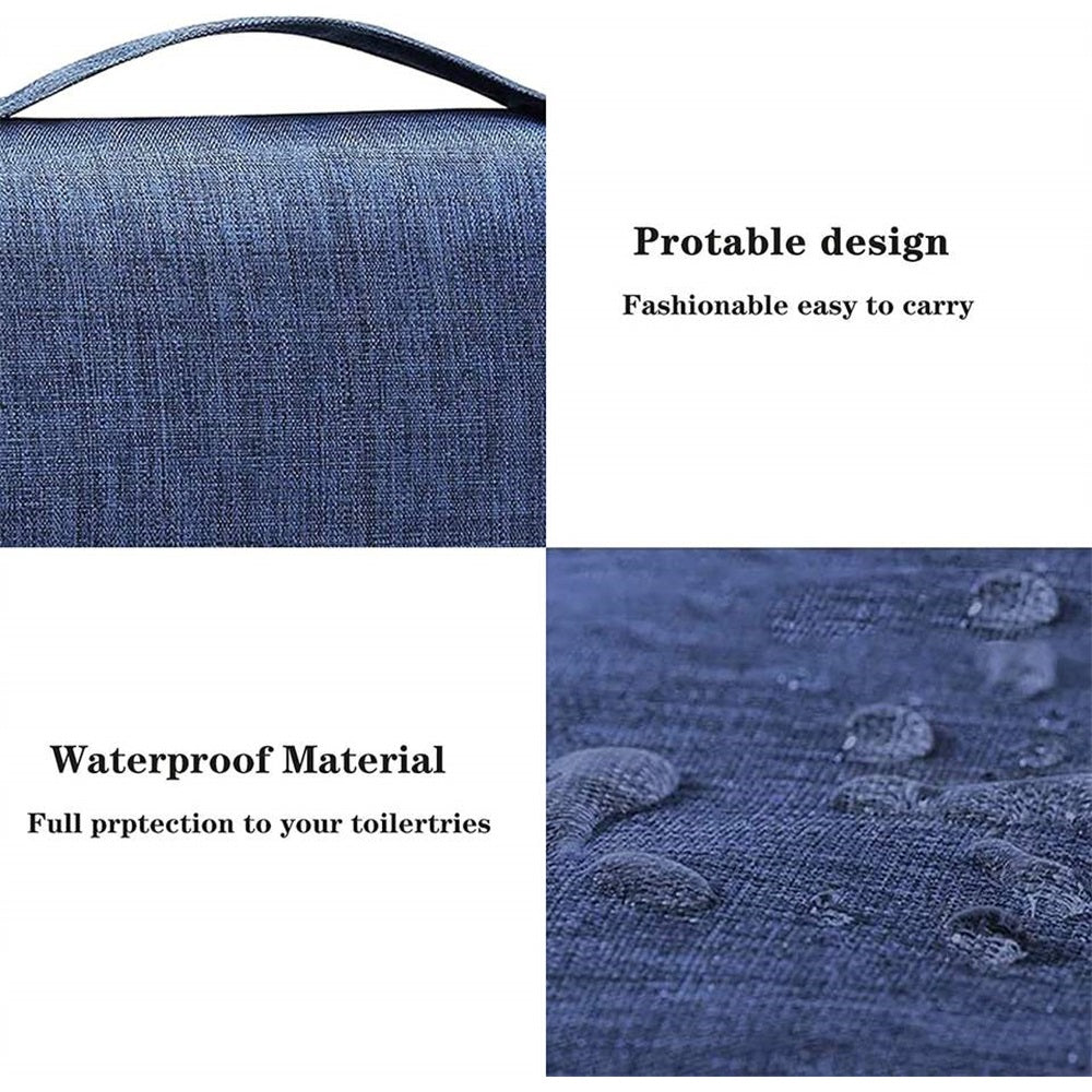 Portable Toiletry Washbag with Hanging Hook Waterproof