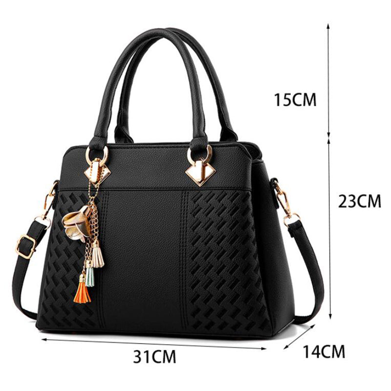 Gusure Luxury Handbag Women Crossbody Bag with tassel