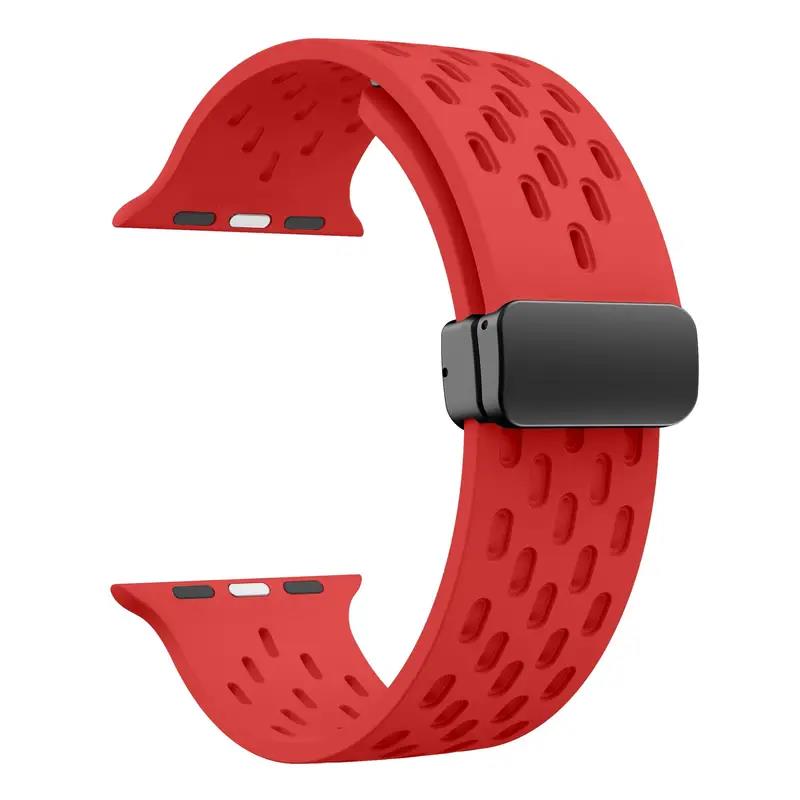 Silicone Strap for Apple watch band 49mm 45mm 44mm