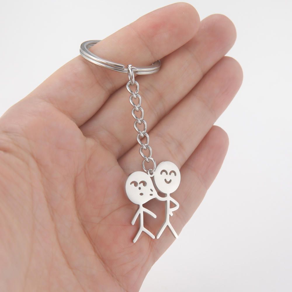 Funny Matchstick Men Keychain