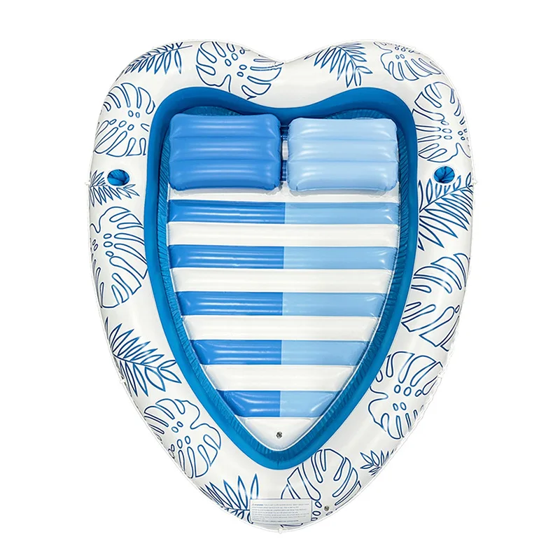 Outdoor Heart Shaped Inflatable Pool Float Air Mattress