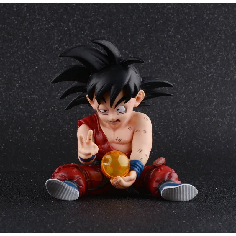 10cm Dragon Ball Z Anime Son Goku with the Crystal Ball