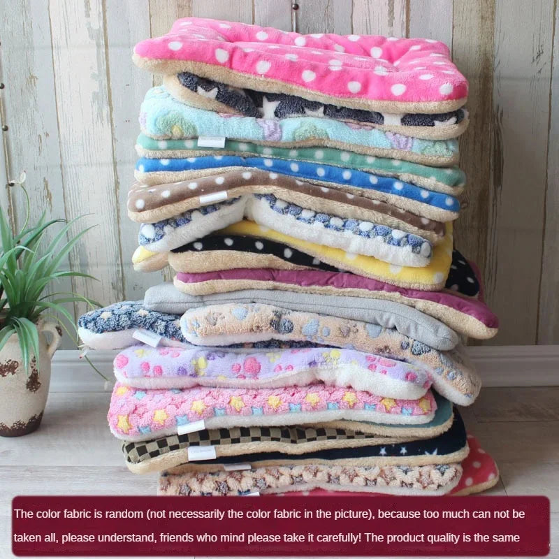 Double-sided Pet Mat Mats Short Plush Pet Sleeping Bed