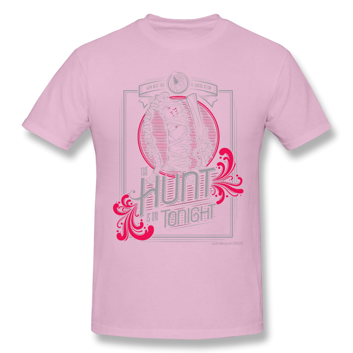 The Hunt T Shirt popular men's short sleeve men White