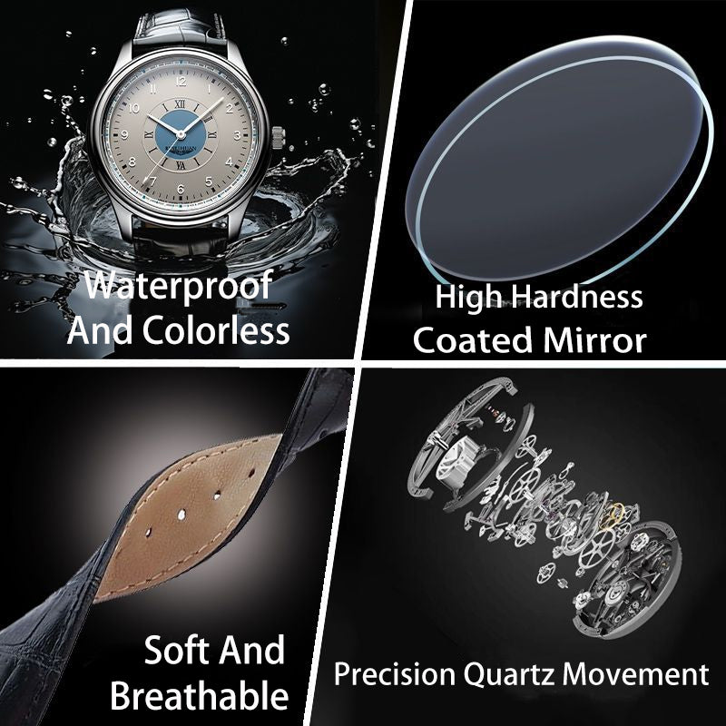Man Wristwatch Luxury Business Waterproof