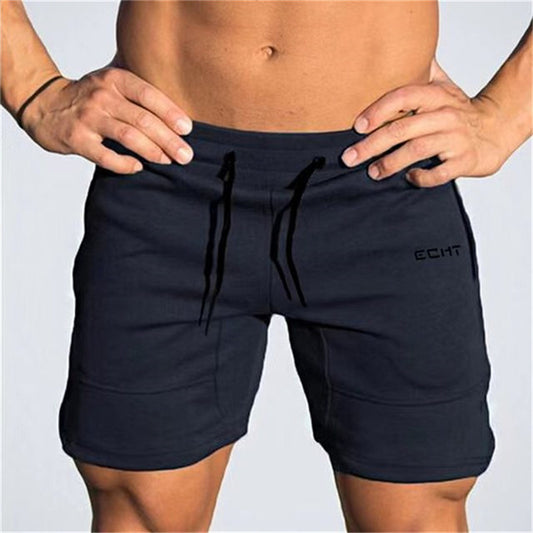 Men's Zip pocket sweatpants Fitness Gyms Shorts Men Summer