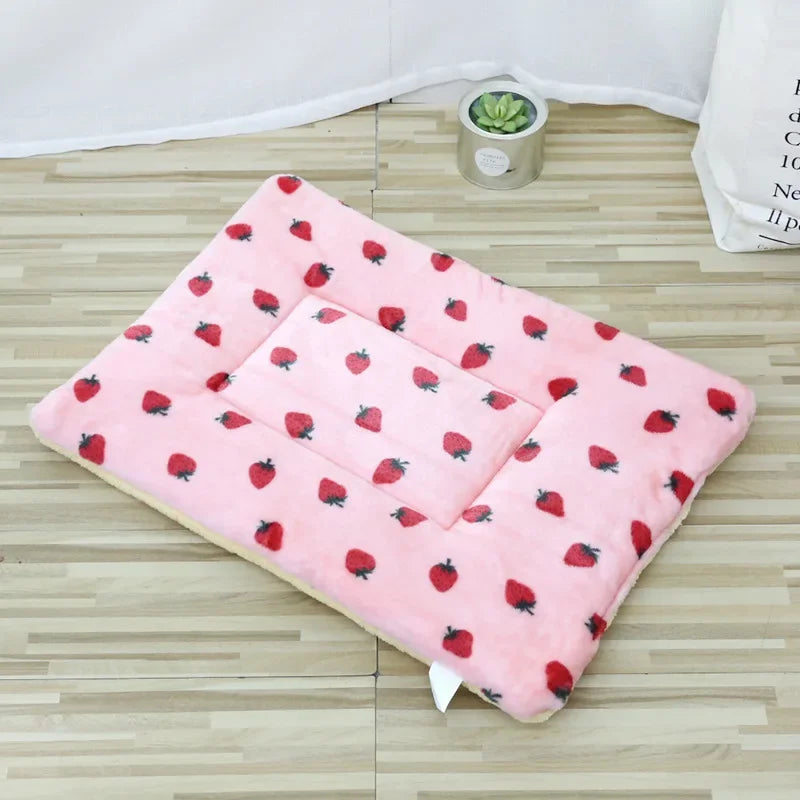 Double-sided Pet Mat Mats Short Plush Pet Sleeping Bed