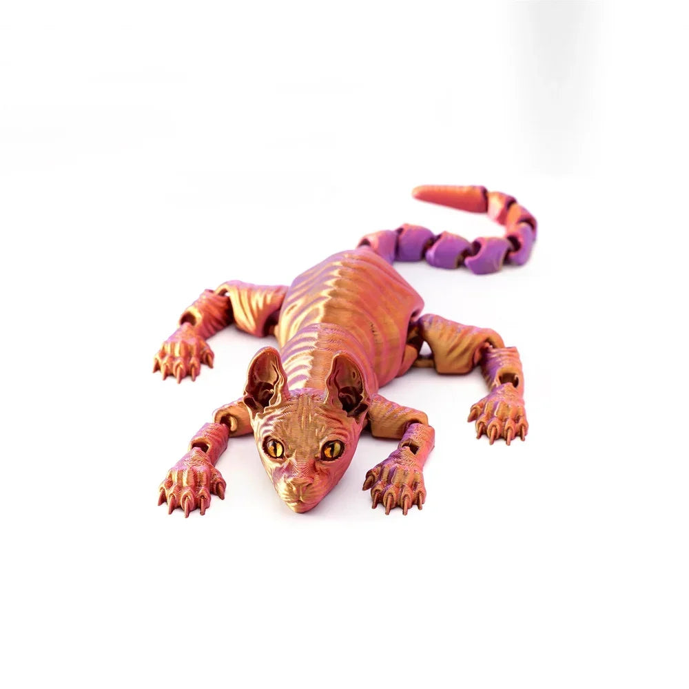 3D Printed Sphynx Cat Animals Decor