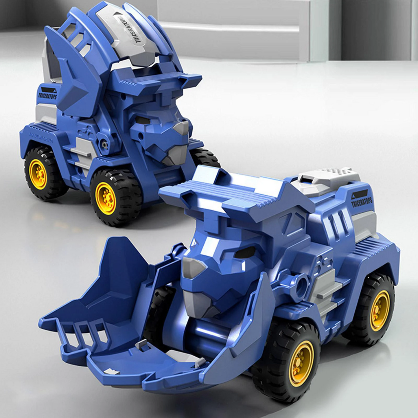 2-in-1 Transforming Dinosaur Car: Automatic Transformations