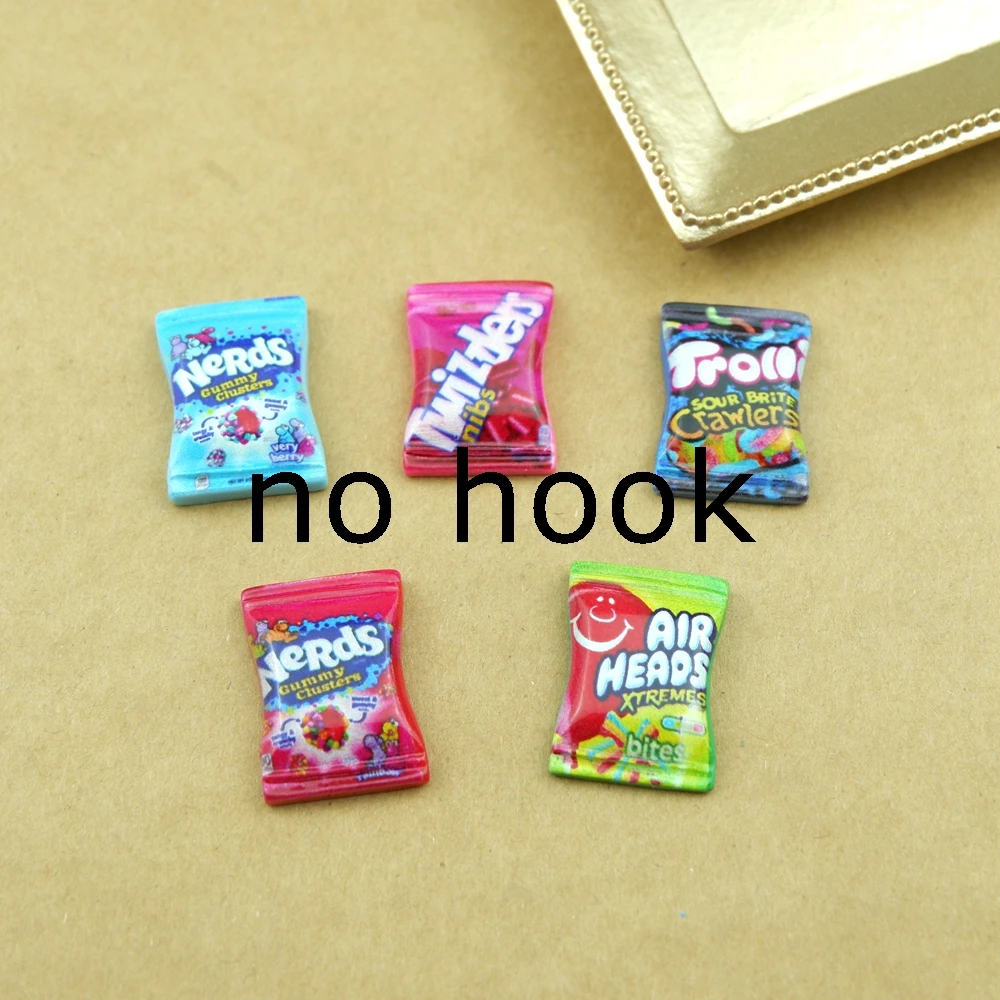 Resin Snacks Charms for Jewelry Making Diy Earring Bracelet Pendant Accessories