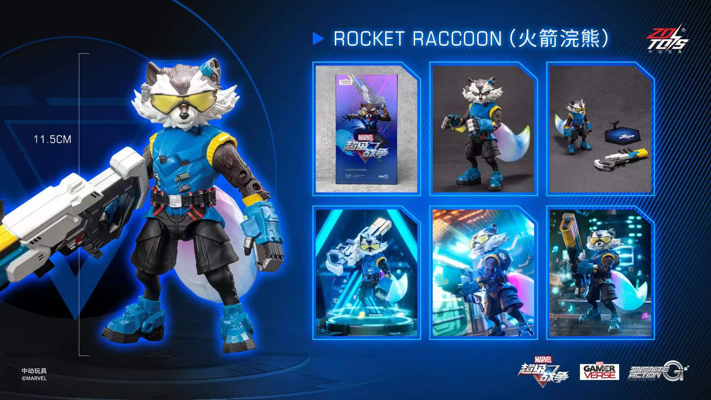 Rocket Raccoon Action Figure ZD Original
