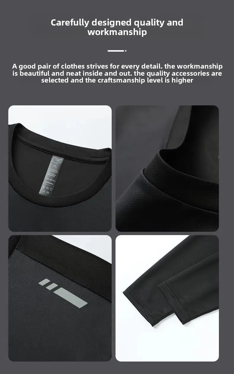 Unisex Long Sleeve Sportswear Loose Fit