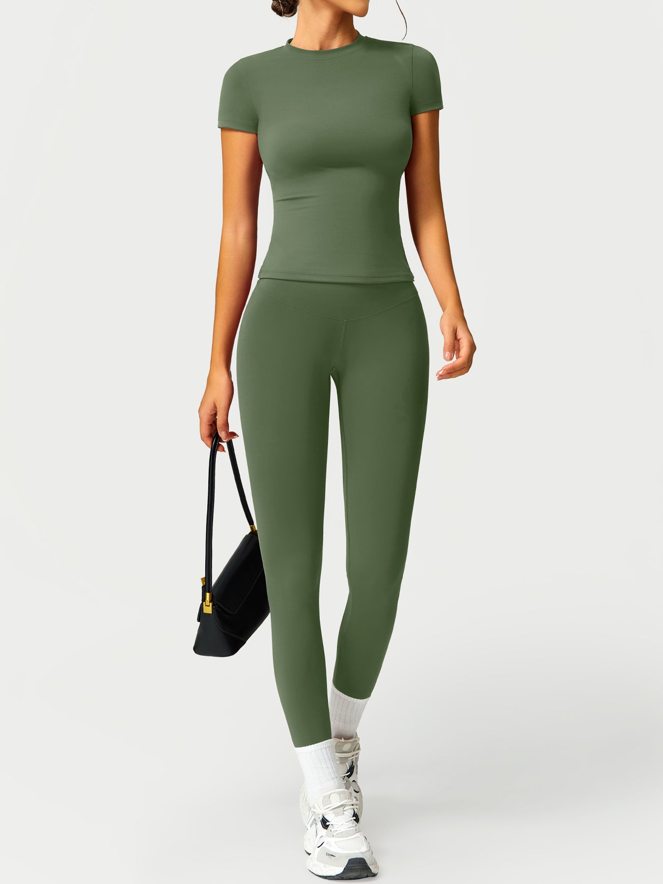 2PCS Yoga Suit Sports Set Women Quick-Drying Gym Set Women