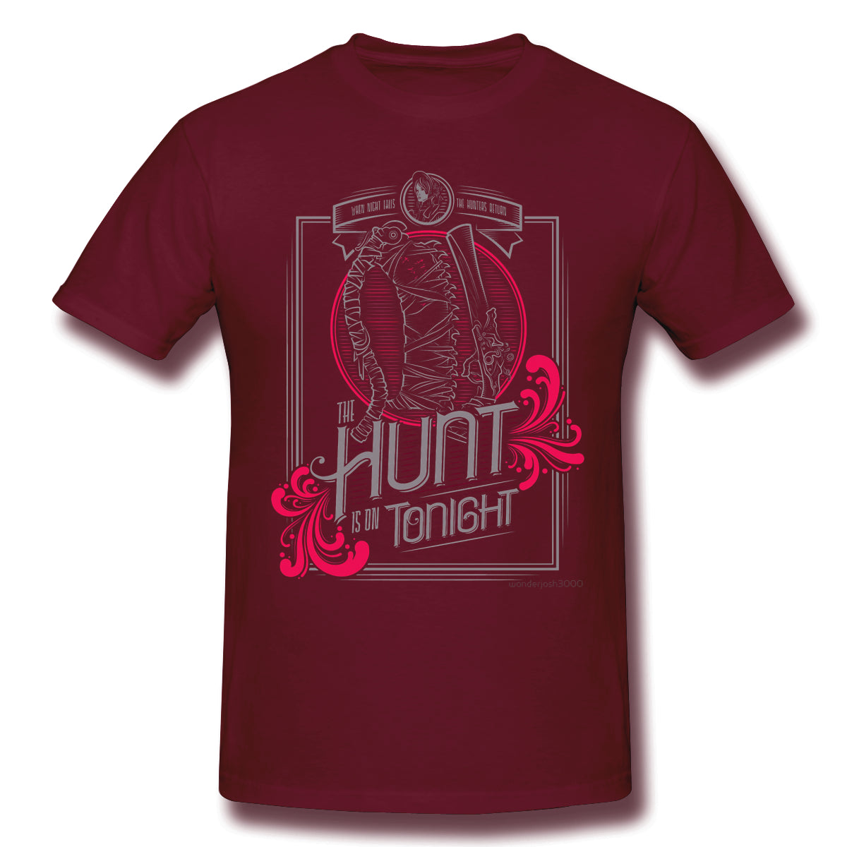 The Hunt T Shirt popular men's short sleeve men White