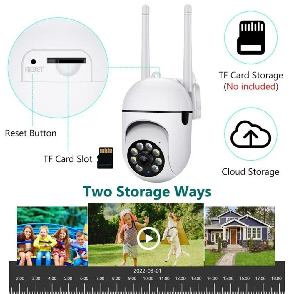 Wifi Surveillance Camera 8MP Wireless Security PTZ IP Camera HD Color
