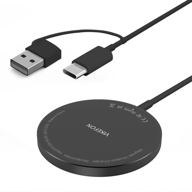 100W Magnetic Wireless Charger Pad USB + Type C For Magsafe iPhone