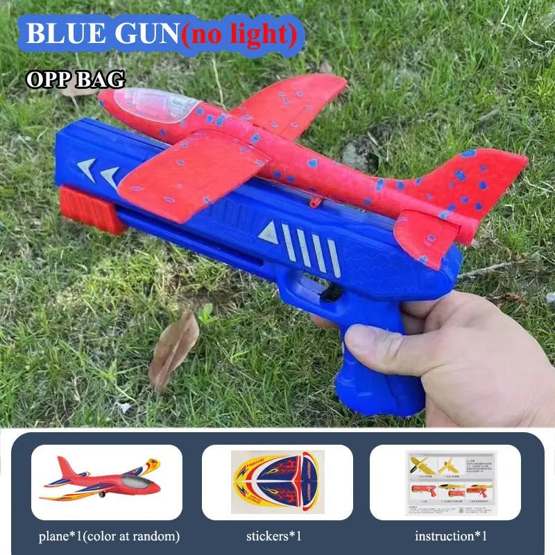 34cm Foam Plane Launcher Outdoor Toy for Boys