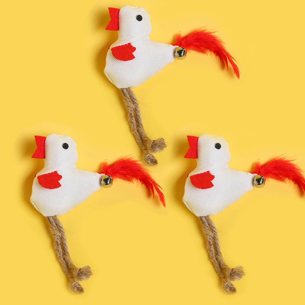 3pcs Simulated Chick Cat Mint Little Cat Toys