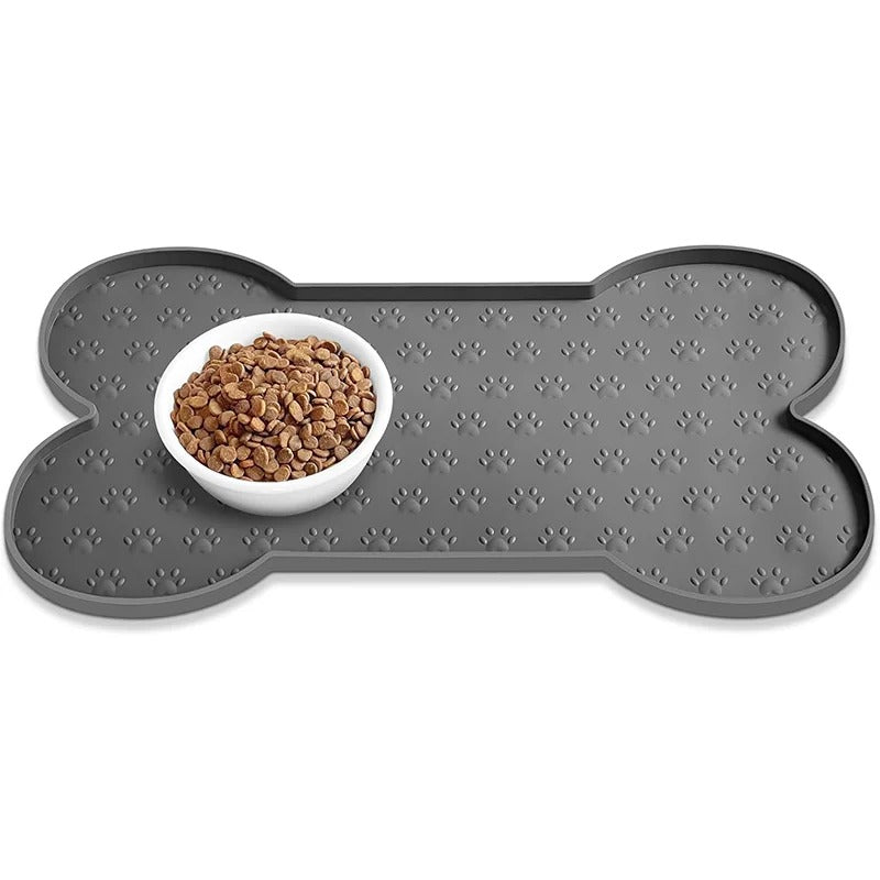Dog Food Mat Anti-Slip Silicone Thicker Pet Placemat Waterproof