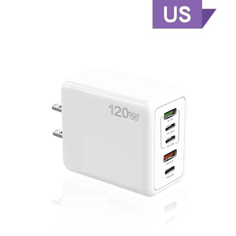 PD 5 Port USB Charger Fast Charging Type C