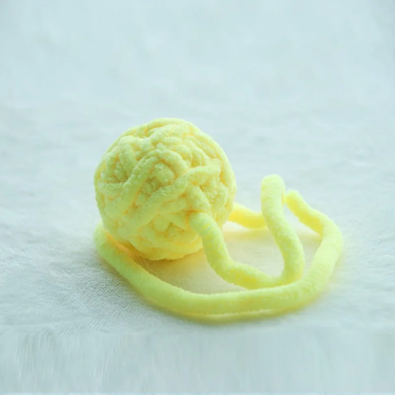 Funny Cat Toys Colorful Yarn Balls with Bell Sounding Interactive