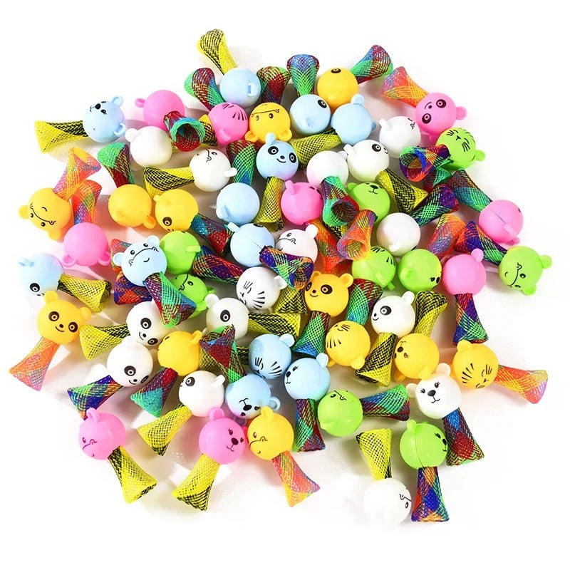 10pcs Creative Animal Jumping Doll Toys