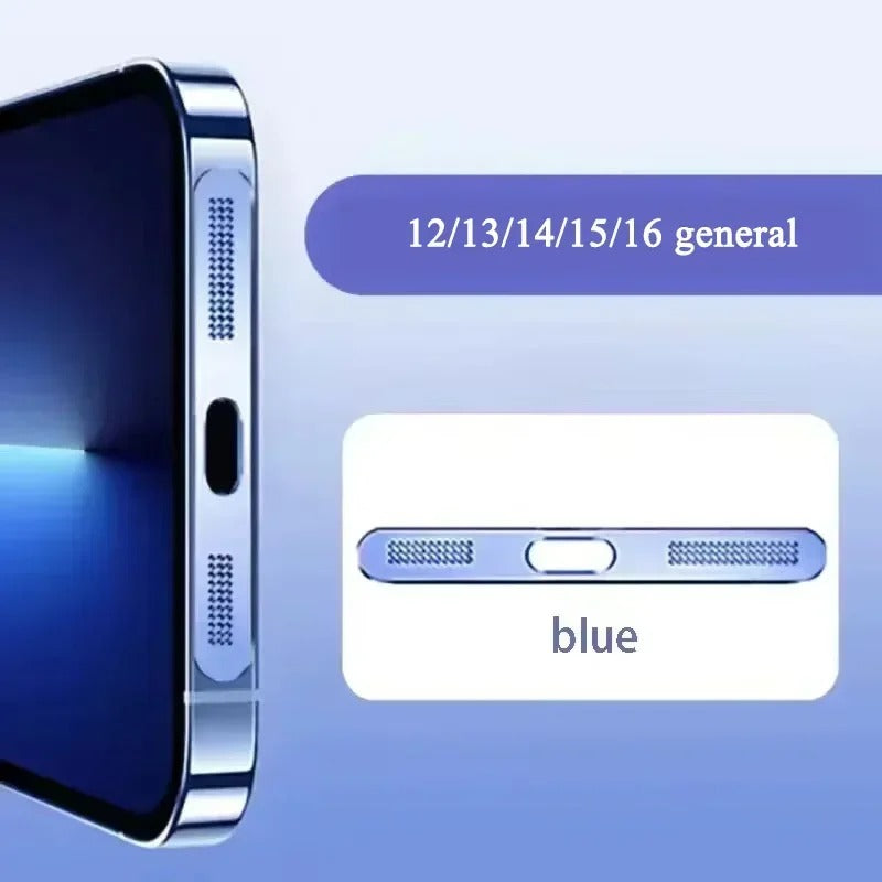 Metal Dust Net for iPhone  Max Speaker Dust Mesh Charging Port