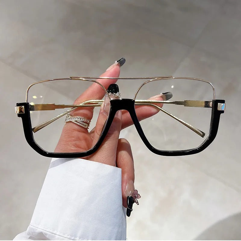 Sunglasses Retro Large Frame Net Red Glasses Women's