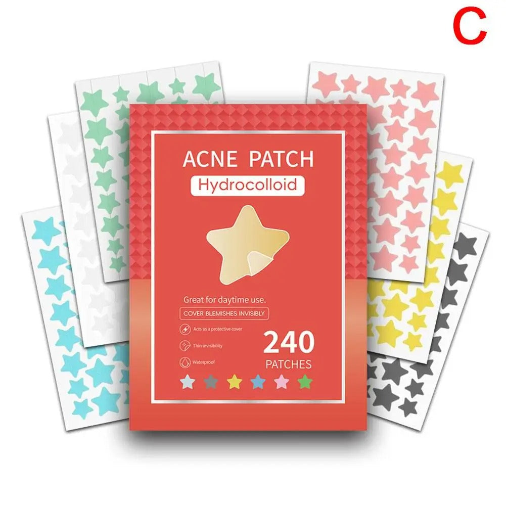 Colorful Star Pimple Patch Acne Colorful Invisible Acne Removal