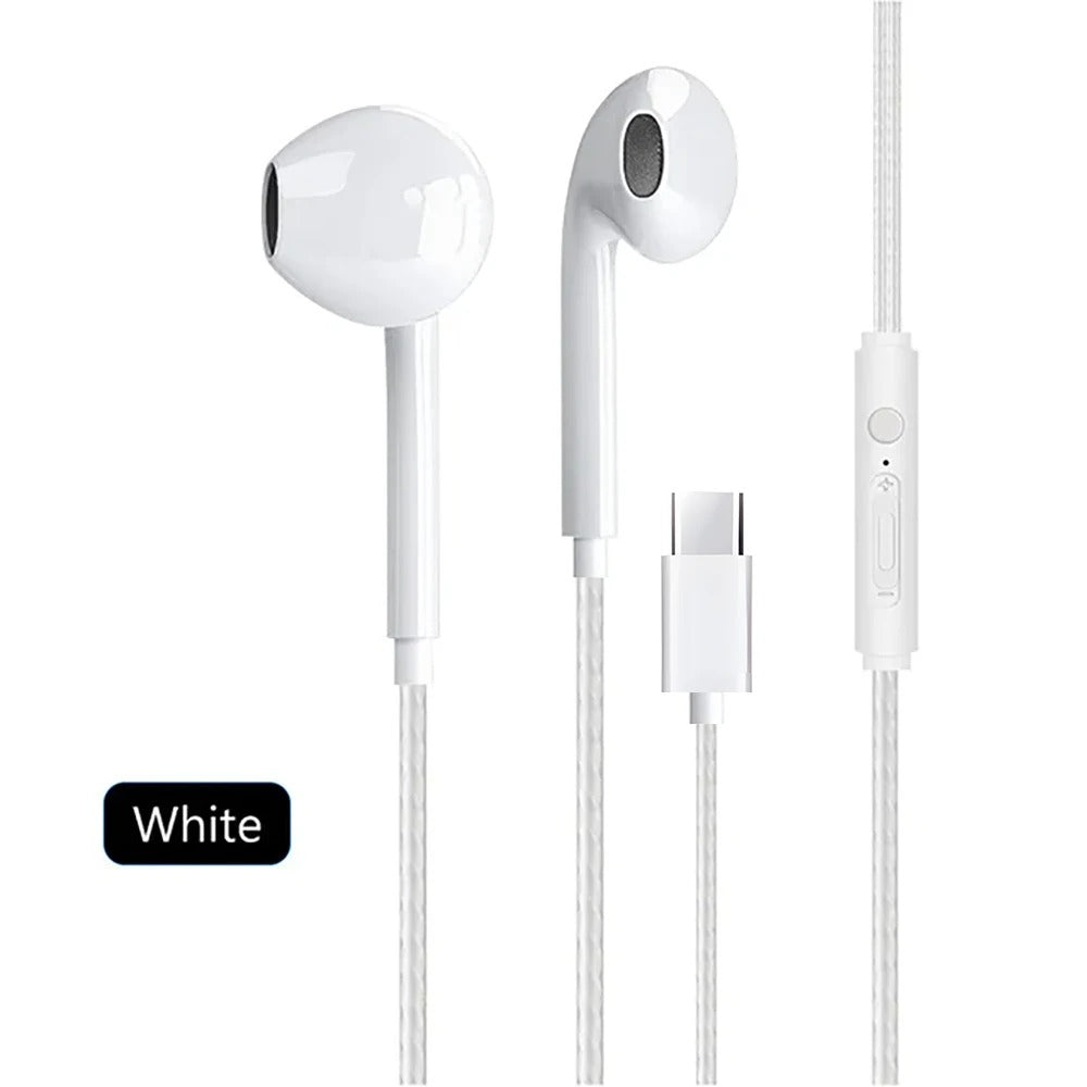 Type C Wired Earphones For Game 3.5mm Wired Headphone