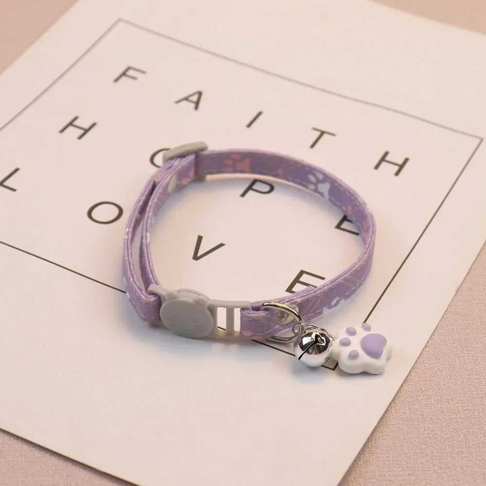 Cute Neck Pet Collar with Bell for Small Dogs Puppy Kitten