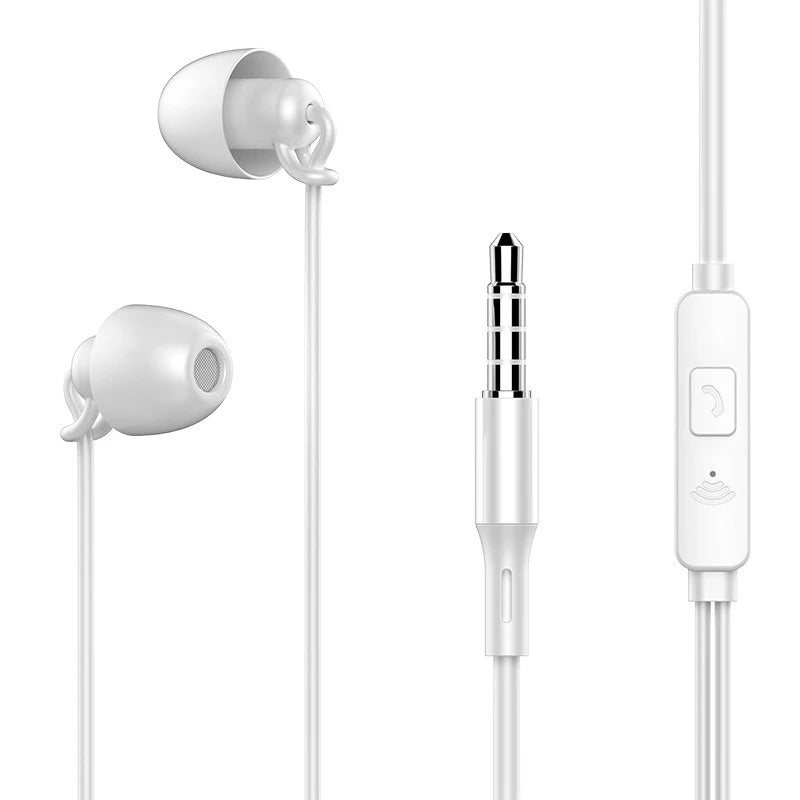Earphone Headset Noise-Cancel Sleeping Earbud Silicone